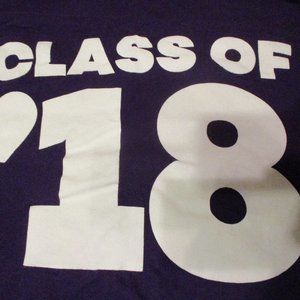 Northwestern University Class of 2018 '18 Purple Student Two-sided XXL T-Shirt